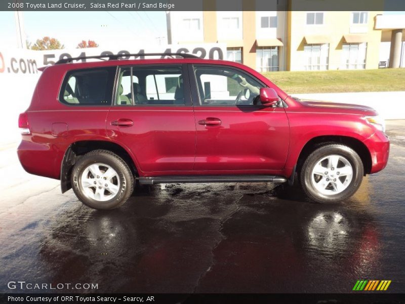 Salsa Red Pearl / Sand Beige 2008 Toyota Land Cruiser