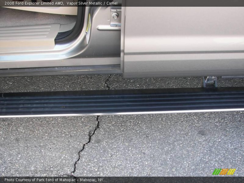 Vapor Silver Metallic / Camel 2008 Ford Explorer Limited AWD