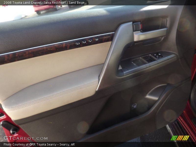 Salsa Red Pearl / Sand Beige 2008 Toyota Land Cruiser