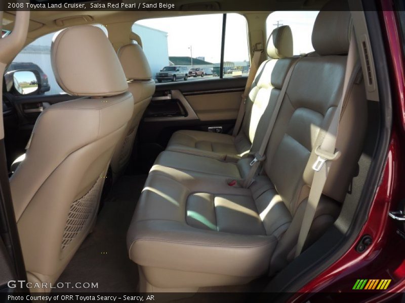 Salsa Red Pearl / Sand Beige 2008 Toyota Land Cruiser