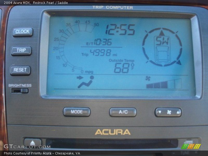 Redrock Pearl / Saddle 2004 Acura MDX
