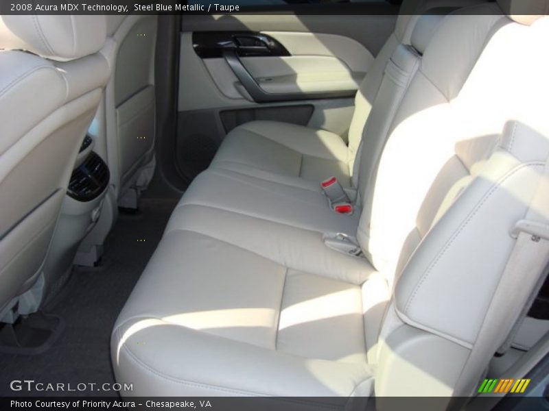 Steel Blue Metallic / Taupe 2008 Acura MDX Technology