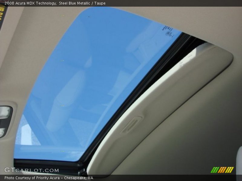 Steel Blue Metallic / Taupe 2008 Acura MDX Technology