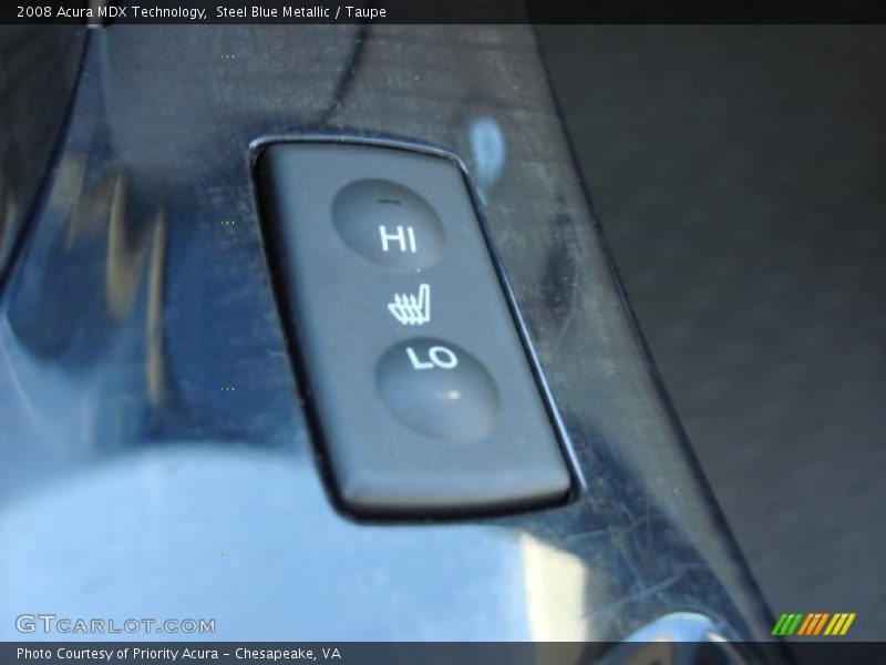 Steel Blue Metallic / Taupe 2008 Acura MDX Technology