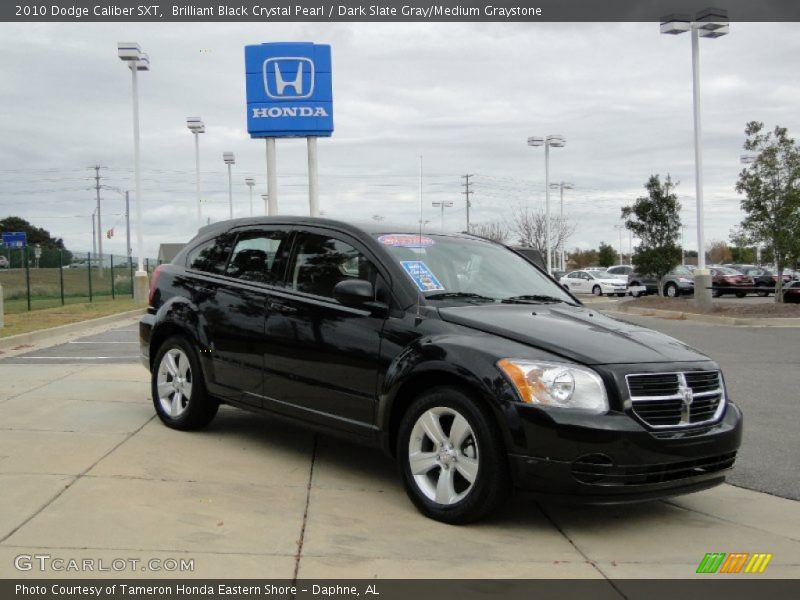 Brilliant Black Crystal Pearl / Dark Slate Gray/Medium Graystone 2010 Dodge Caliber SXT