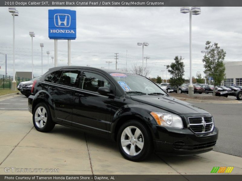 Brilliant Black Crystal Pearl / Dark Slate Gray/Medium Graystone 2010 Dodge Caliber SXT