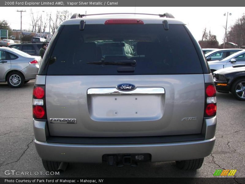 Vapor Silver Metallic / Camel 2008 Ford Explorer Limited AWD