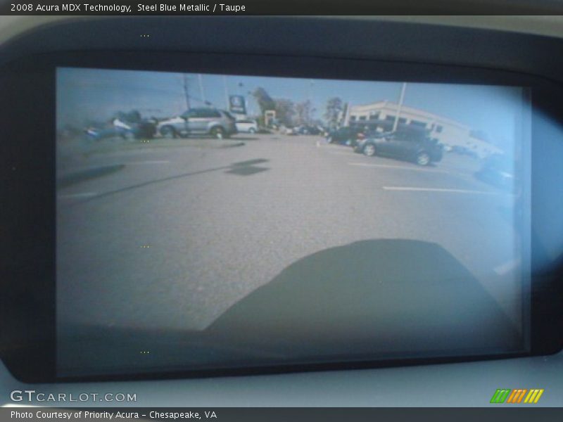 Steel Blue Metallic / Taupe 2008 Acura MDX Technology