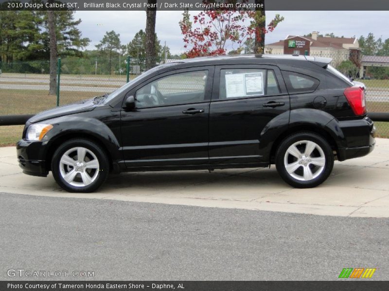 Brilliant Black Crystal Pearl / Dark Slate Gray/Medium Graystone 2010 Dodge Caliber SXT