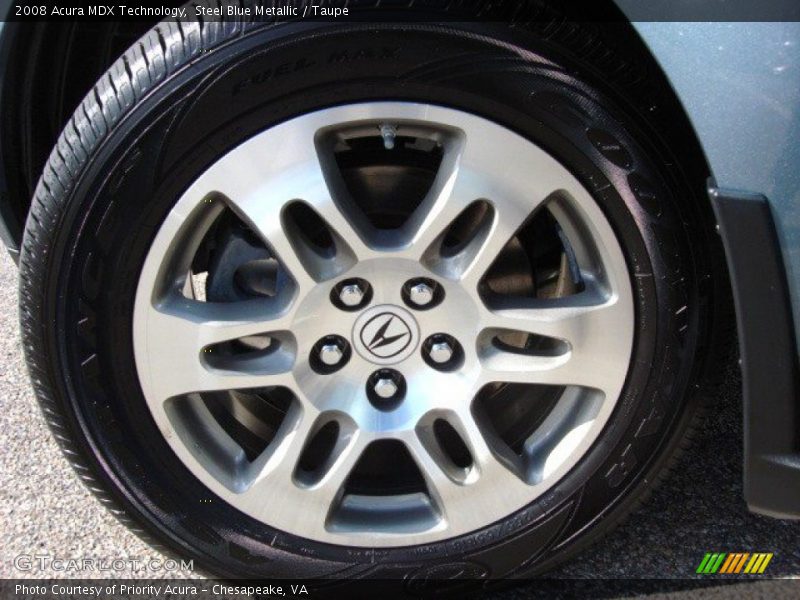 Steel Blue Metallic / Taupe 2008 Acura MDX Technology