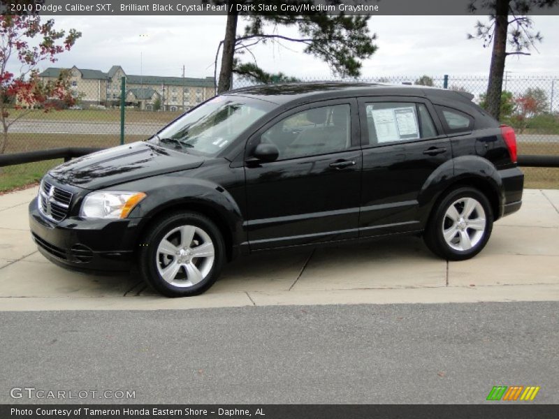 Brilliant Black Crystal Pearl / Dark Slate Gray/Medium Graystone 2010 Dodge Caliber SXT