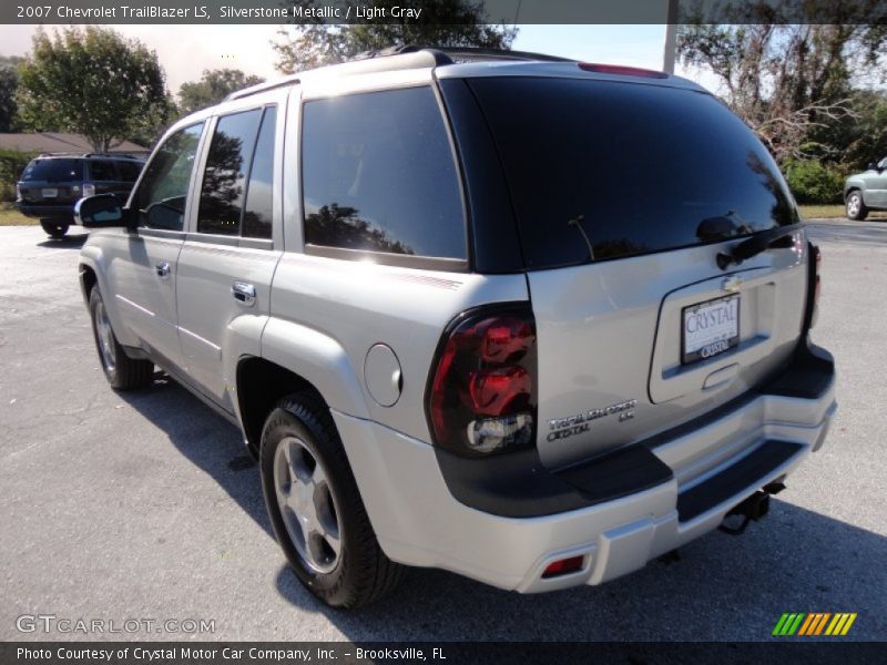 Silverstone Metallic / Light Gray 2007 Chevrolet TrailBlazer LS