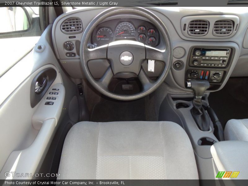 Silverstone Metallic / Light Gray 2007 Chevrolet TrailBlazer LS