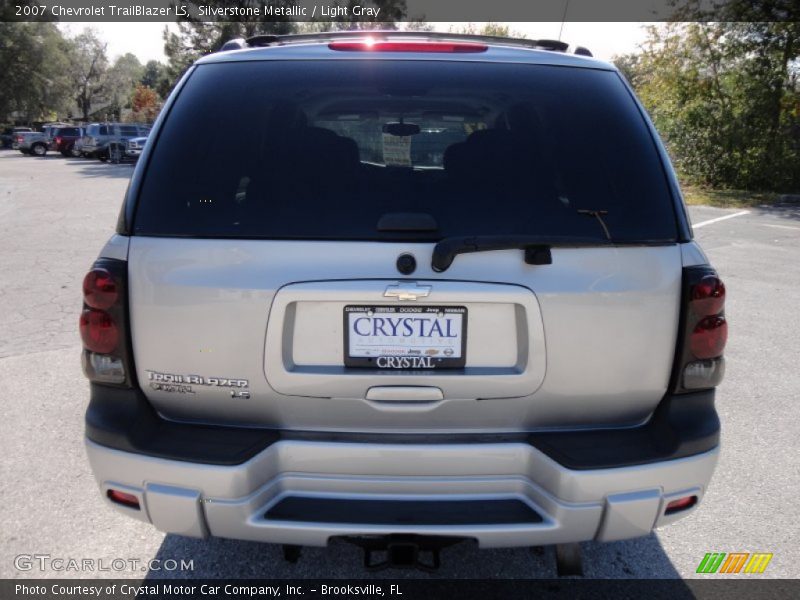 Silverstone Metallic / Light Gray 2007 Chevrolet TrailBlazer LS