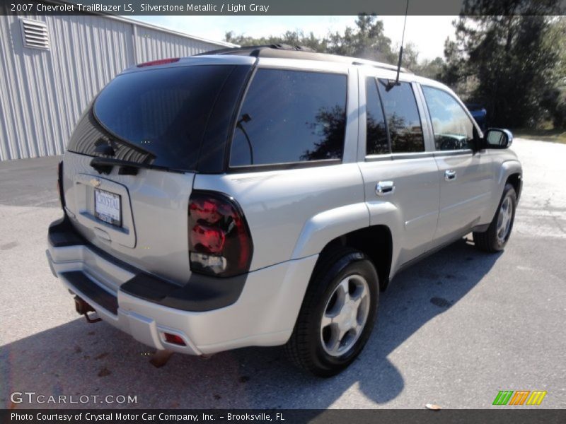 Silverstone Metallic / Light Gray 2007 Chevrolet TrailBlazer LS