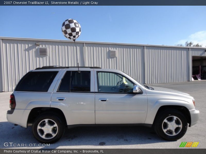 Silverstone Metallic / Light Gray 2007 Chevrolet TrailBlazer LS