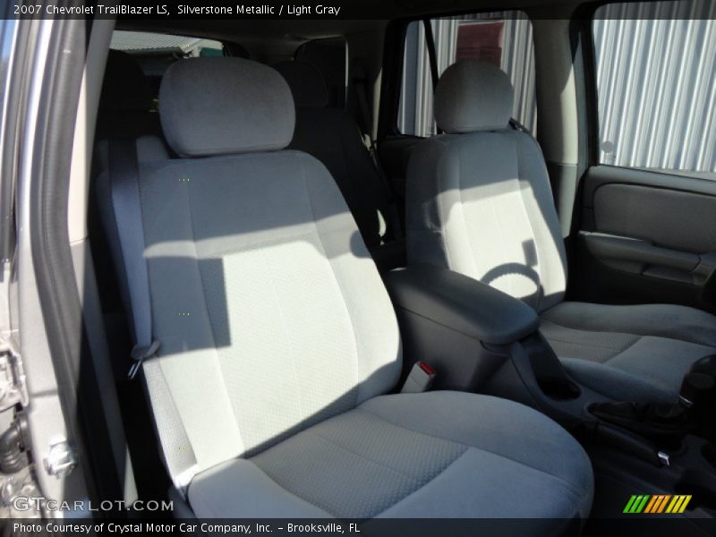 Silverstone Metallic / Light Gray 2007 Chevrolet TrailBlazer LS