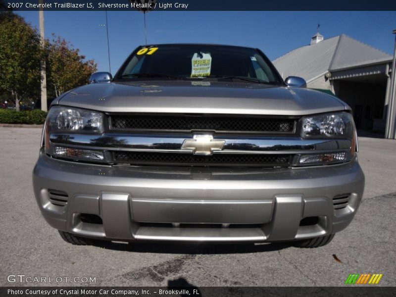 Silverstone Metallic / Light Gray 2007 Chevrolet TrailBlazer LS