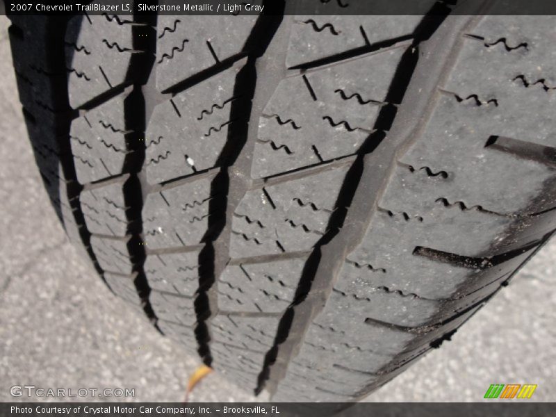 Silverstone Metallic / Light Gray 2007 Chevrolet TrailBlazer LS