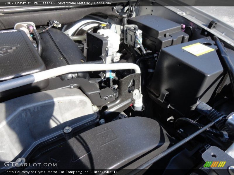 Silverstone Metallic / Light Gray 2007 Chevrolet TrailBlazer LS