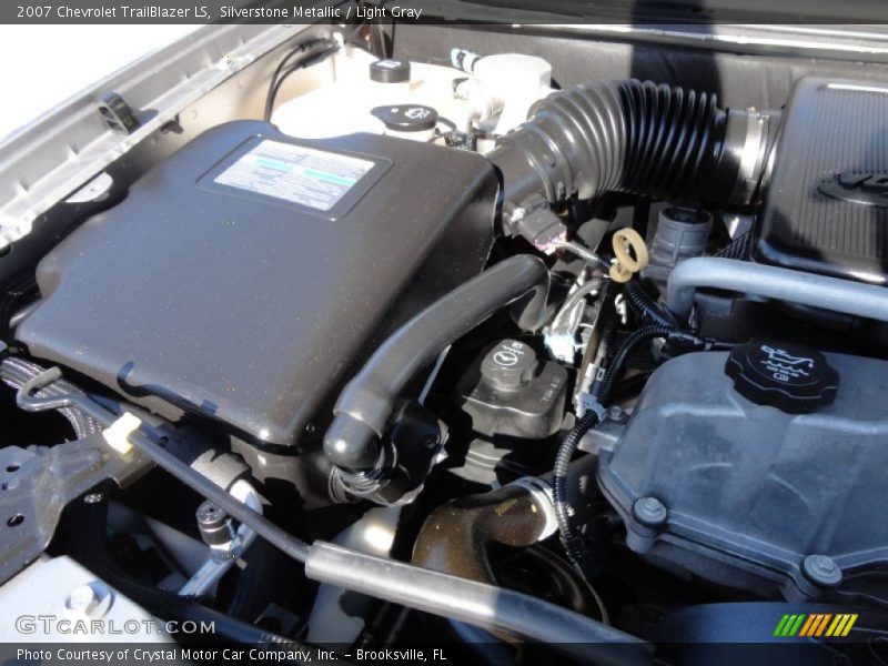Silverstone Metallic / Light Gray 2007 Chevrolet TrailBlazer LS