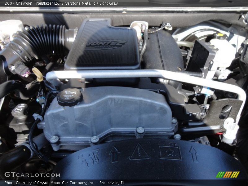 Silverstone Metallic / Light Gray 2007 Chevrolet TrailBlazer LS