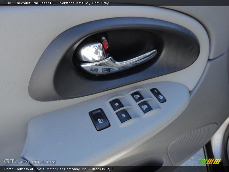 Silverstone Metallic / Light Gray 2007 Chevrolet TrailBlazer LS