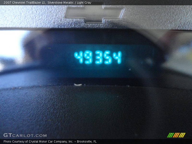 Silverstone Metallic / Light Gray 2007 Chevrolet TrailBlazer LS