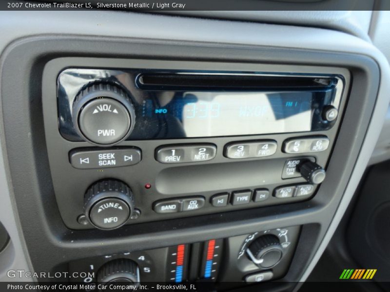 Silverstone Metallic / Light Gray 2007 Chevrolet TrailBlazer LS
