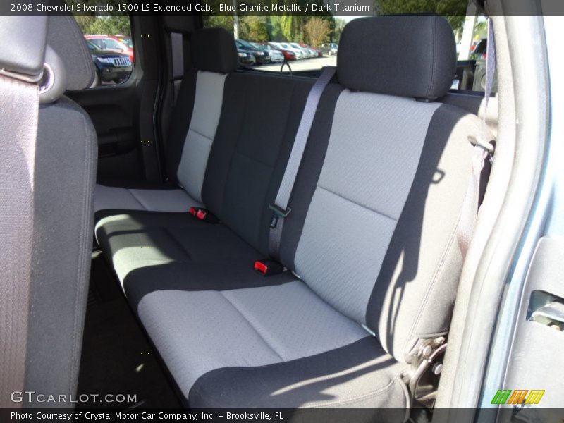Blue Granite Metallic / Dark Titanium 2008 Chevrolet Silverado 1500 LS Extended Cab