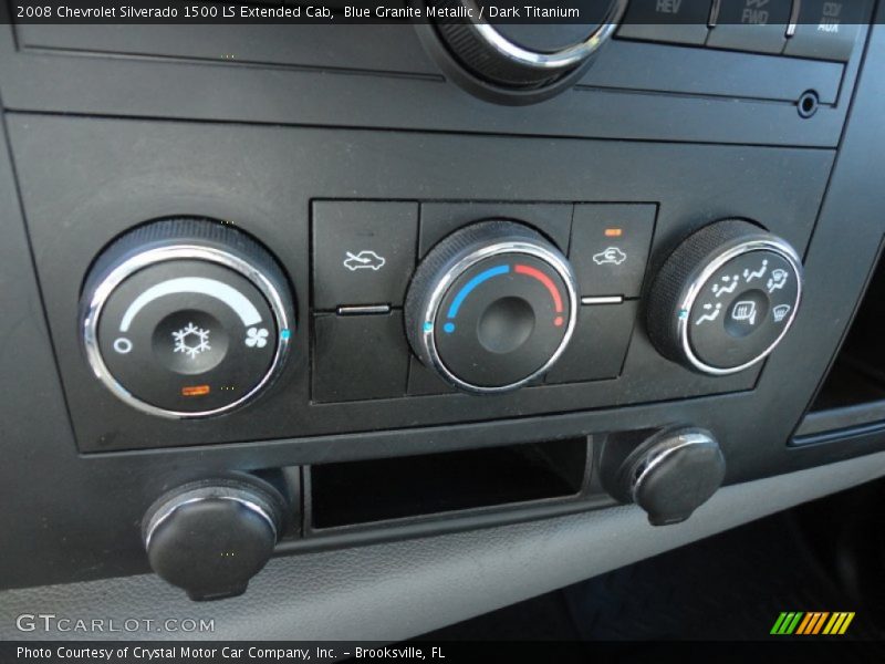 Blue Granite Metallic / Dark Titanium 2008 Chevrolet Silverado 1500 LS Extended Cab