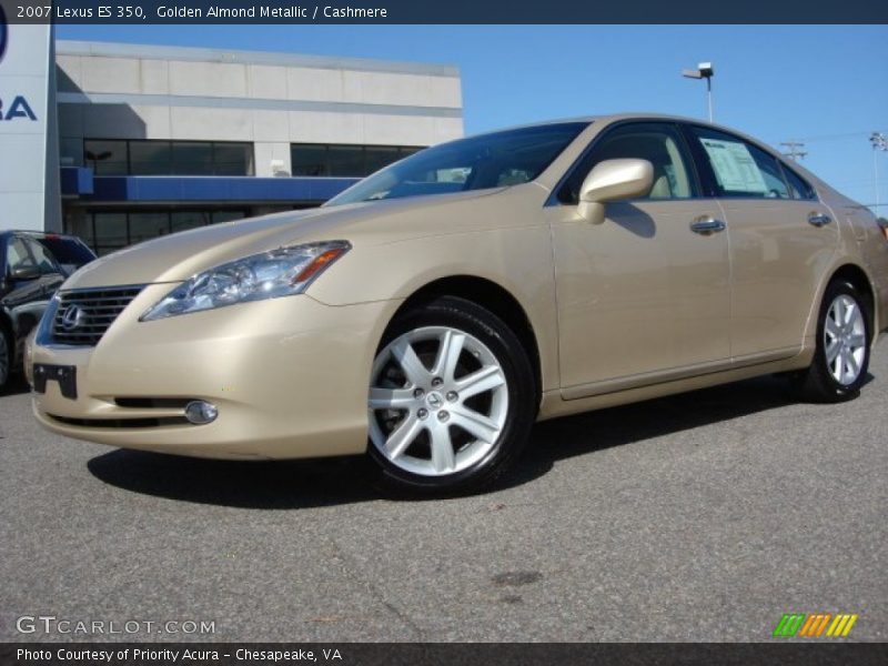 Golden Almond Metallic / Cashmere 2007 Lexus ES 350