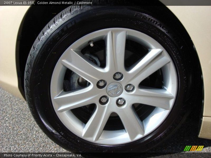 Golden Almond Metallic / Cashmere 2007 Lexus ES 350