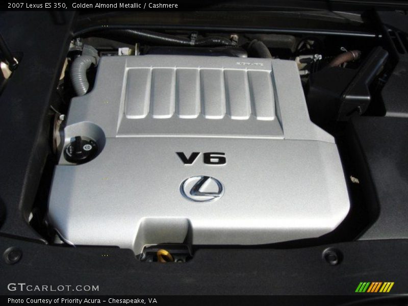 Golden Almond Metallic / Cashmere 2007 Lexus ES 350
