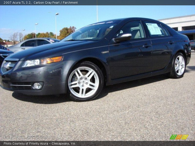 Carbon Gray Pearl / Parchment 2007 Acura TL 3.2