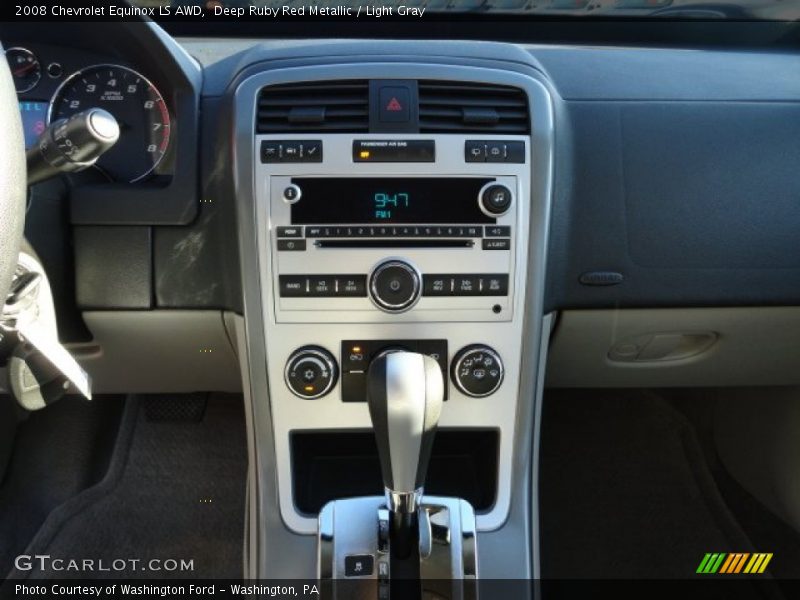 Deep Ruby Red Metallic / Light Gray 2008 Chevrolet Equinox LS AWD