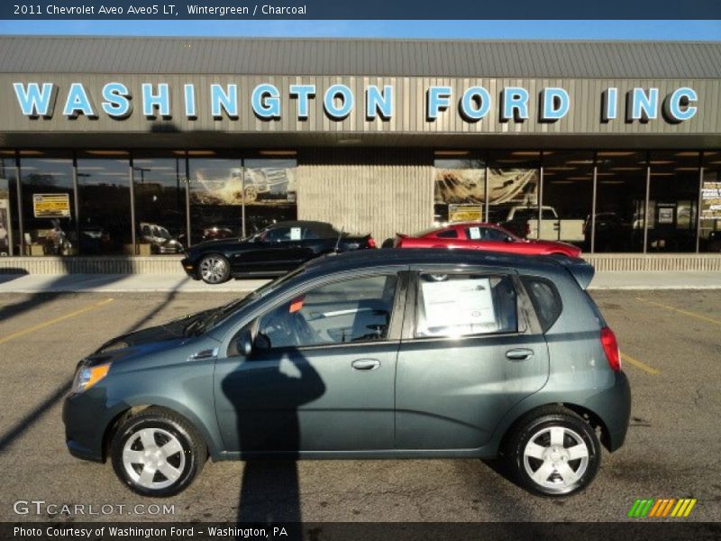 Wintergreen / Charcoal 2011 Chevrolet Aveo Aveo5 LT