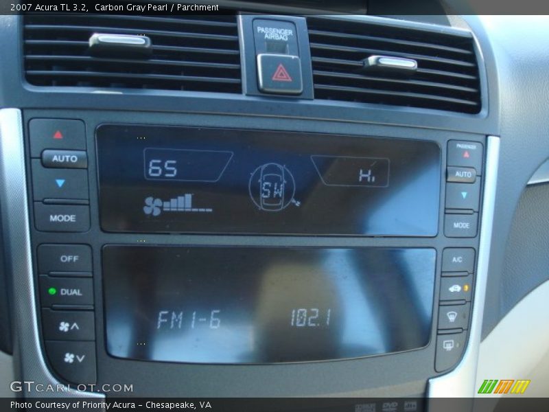 Carbon Gray Pearl / Parchment 2007 Acura TL 3.2