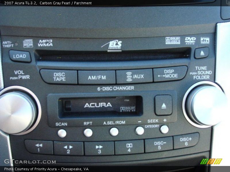 Carbon Gray Pearl / Parchment 2007 Acura TL 3.2