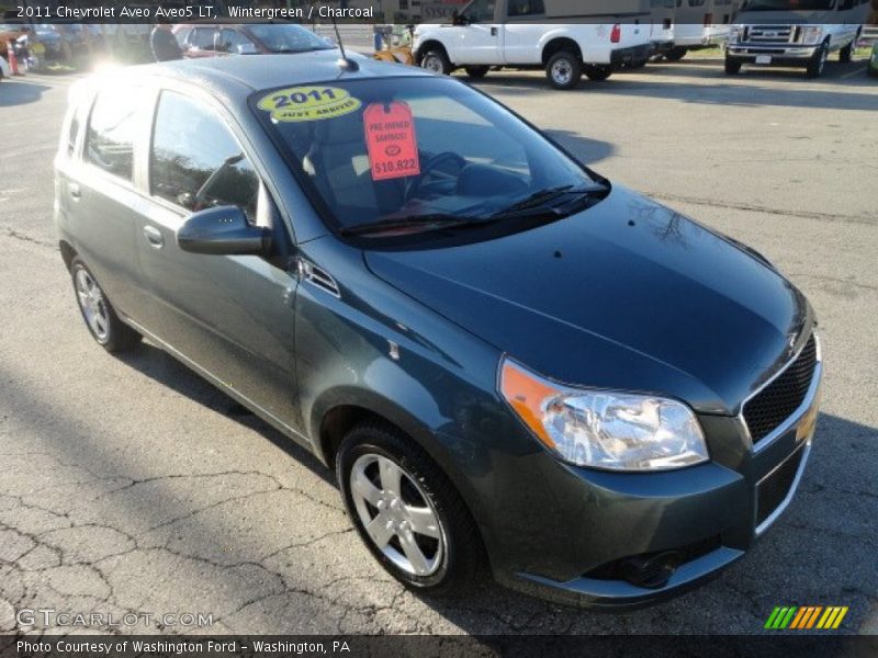 Wintergreen / Charcoal 2011 Chevrolet Aveo Aveo5 LT