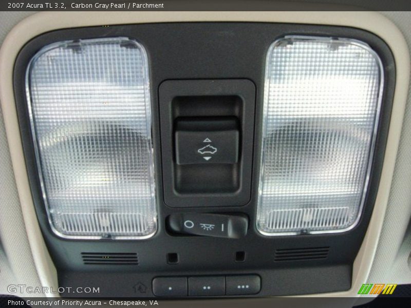 Carbon Gray Pearl / Parchment 2007 Acura TL 3.2