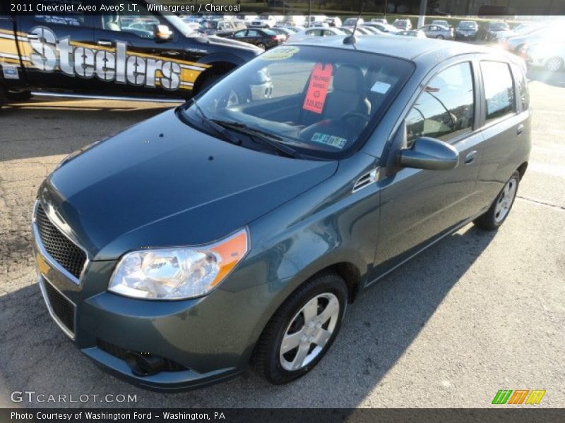 Wintergreen / Charcoal 2011 Chevrolet Aveo Aveo5 LT