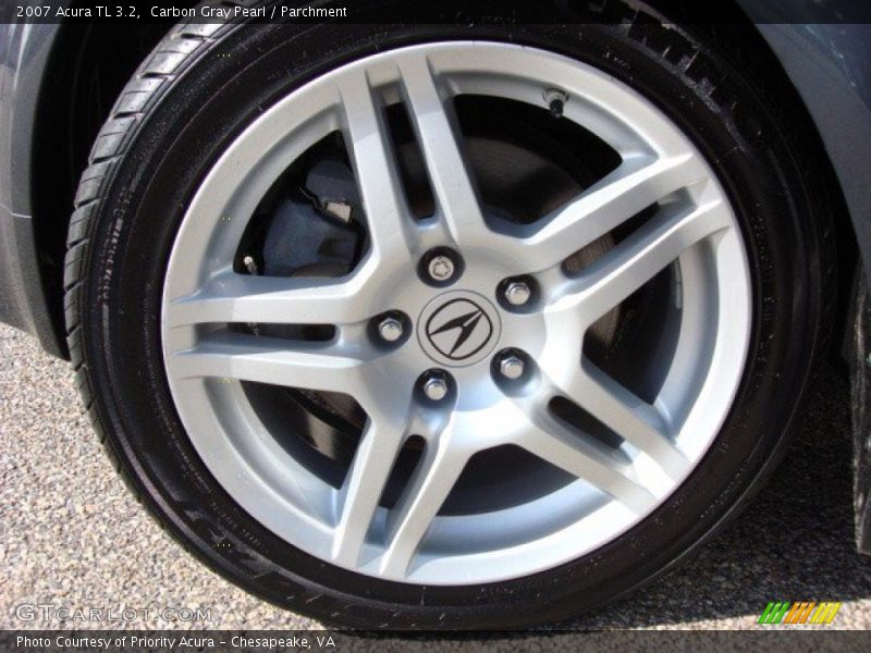 Carbon Gray Pearl / Parchment 2007 Acura TL 3.2