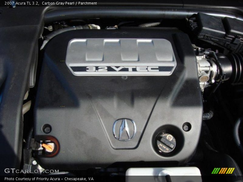 Carbon Gray Pearl / Parchment 2007 Acura TL 3.2
