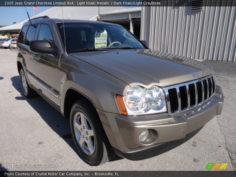 Light Khaki Metallic / Dark Khaki/Light Graystone 2005 Jeep Grand Cherokee Limited 4x4