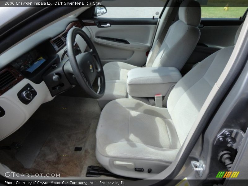 Dark Silver Metallic / Gray 2006 Chevrolet Impala LS