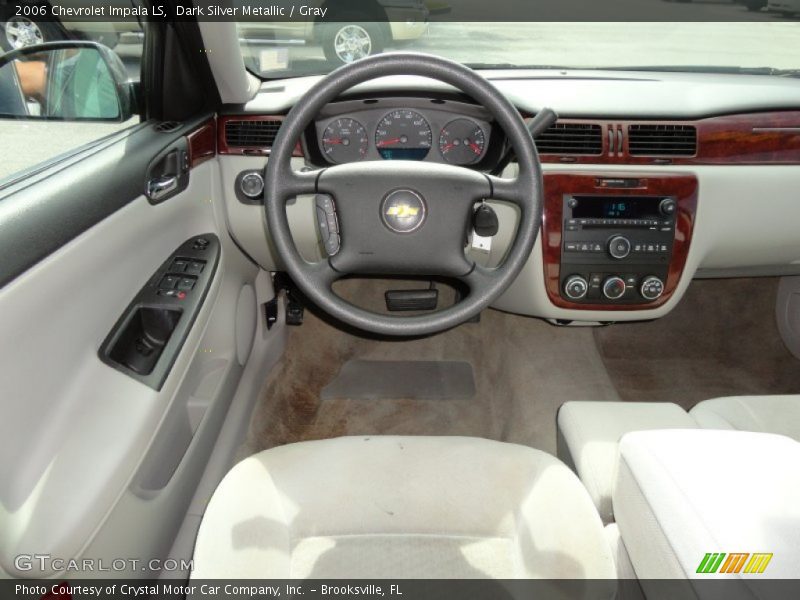 Dark Silver Metallic / Gray 2006 Chevrolet Impala LS