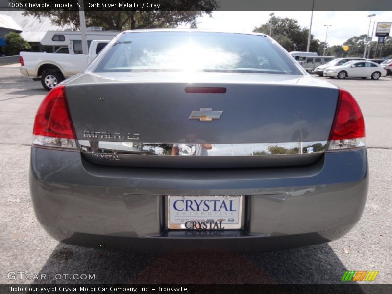 Dark Silver Metallic / Gray 2006 Chevrolet Impala LS