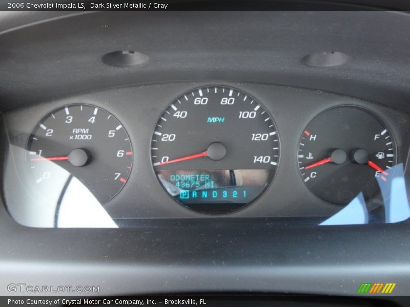 Dark Silver Metallic / Gray 2006 Chevrolet Impala LS