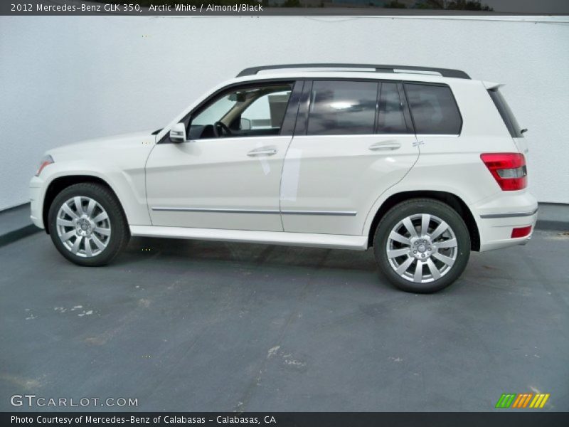 Arctic White / Almond/Black 2012 Mercedes-Benz GLK 350